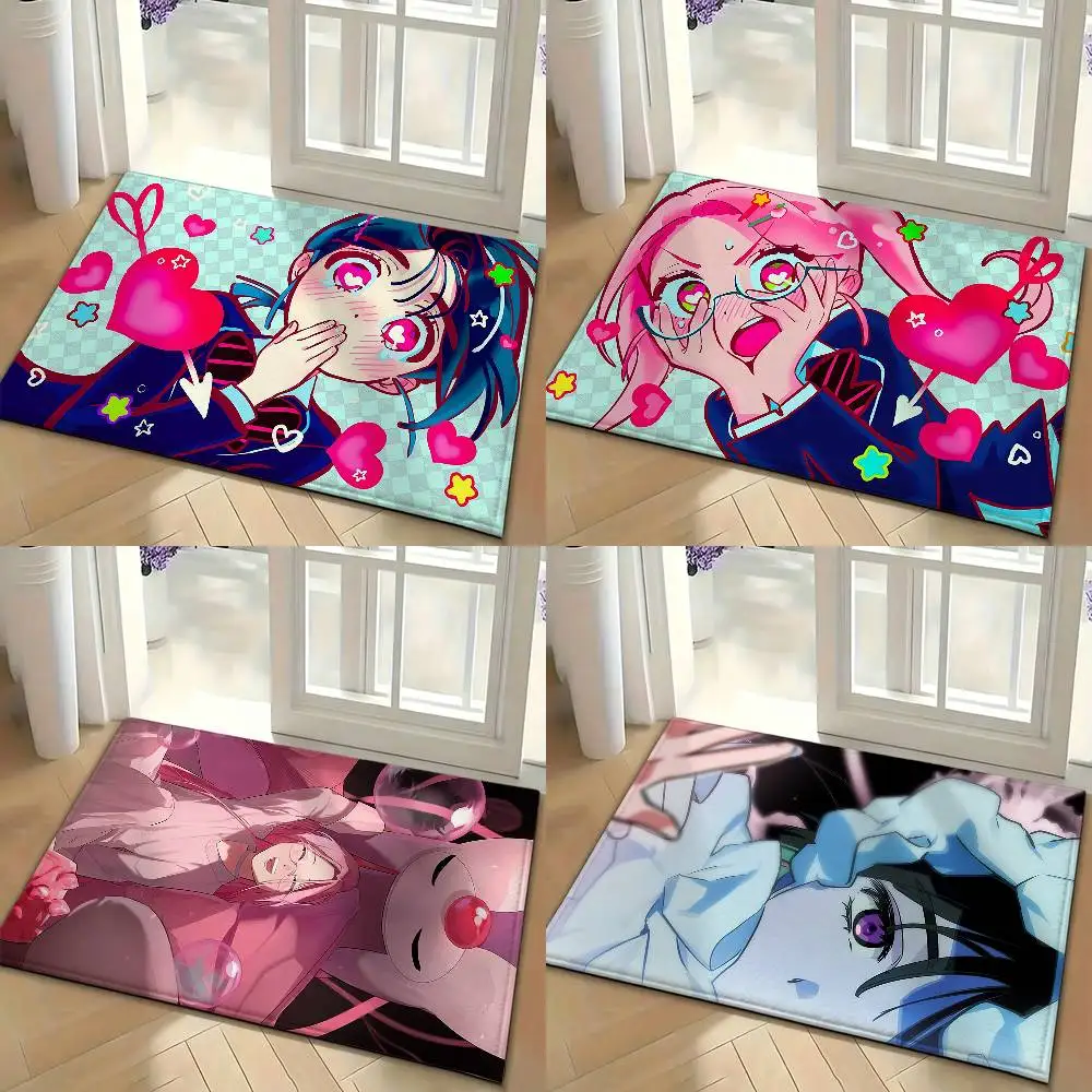Mizi And Sua Anime Alien Stage-S Floor Mat Soft Non Slip for Entry Door Bathroom Indoor Home Decorative Carpet