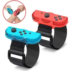 2Pcs ปรับเกมสร้อยข้อมือสำหรับ Nintendo Switch Joy-Con Controller นาฬิกาข้อมือ Dance Band Armband สำหรับสวิทช์ Oled อุปกรณ์เสริม