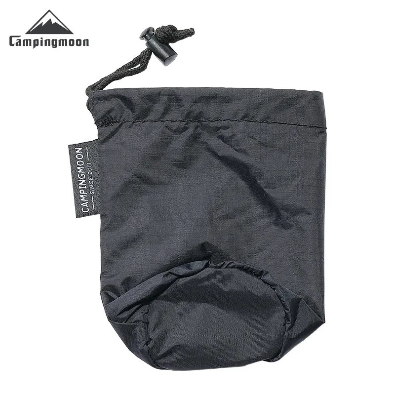 CAMPINGMOON Cheap XD-2F-BQ Nylon Outdoor Rocket Stove Bag Lightweight 6.2g Bundle Storage Bag Mountaineering Camping Stove Bag