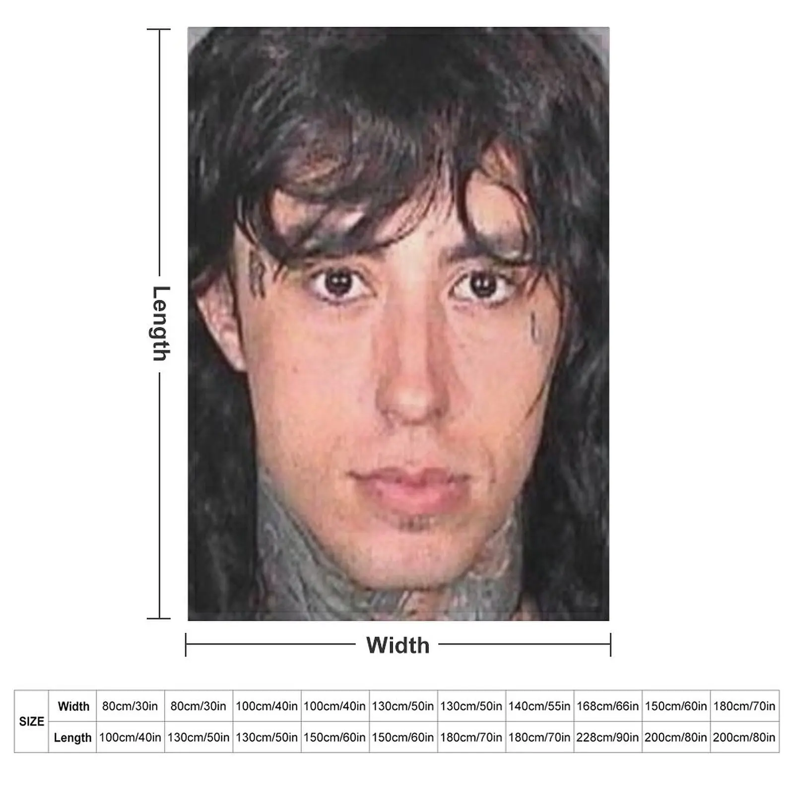 Ronnie Radke Mugshot Throw Blanket Luxury Brand Plaid on the sofa Decoratives Cute Blankets