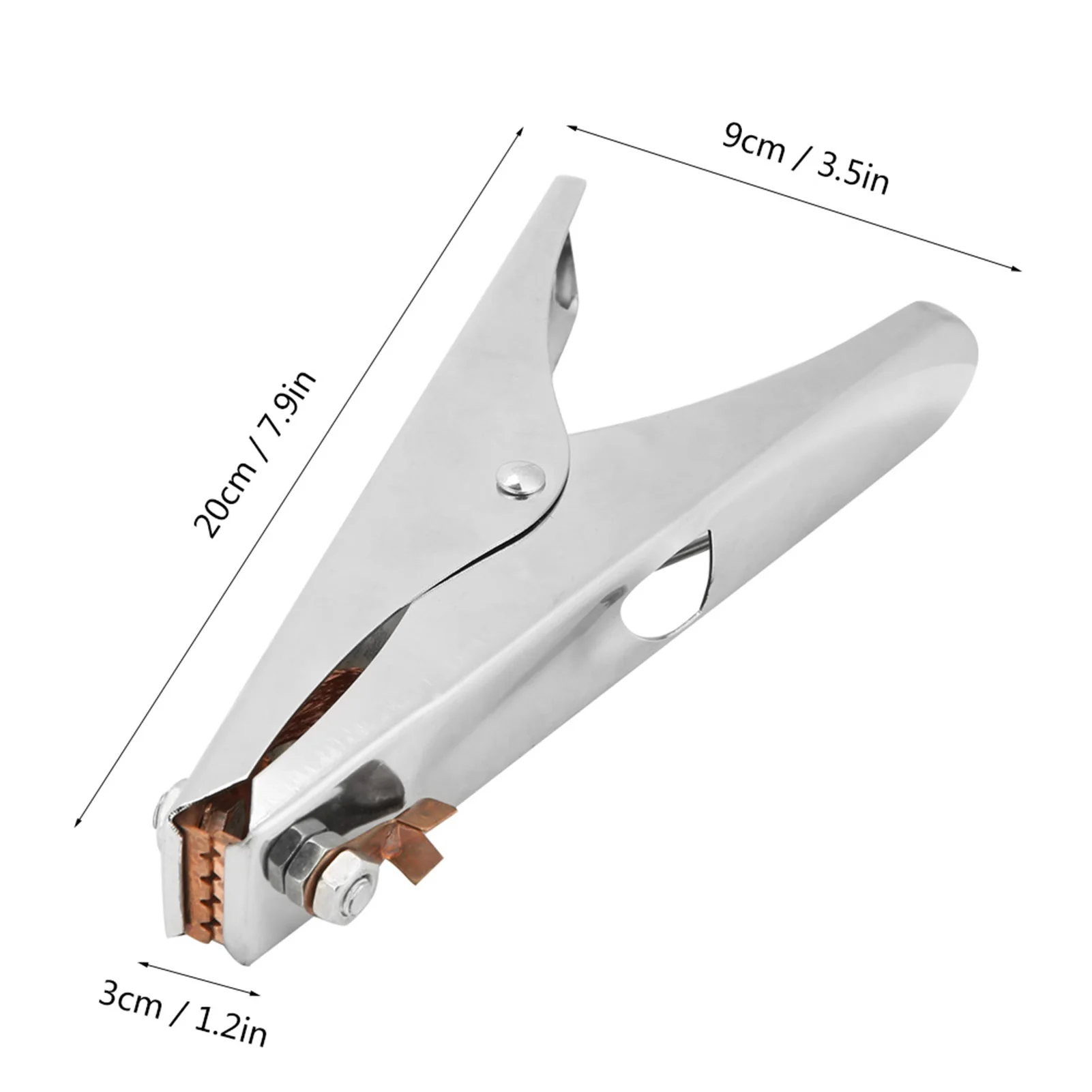 500A مطلي الأرض المشبك النحاس لحام الأرض كليب لحام يدوي الأرض المشبك 500A الأرضي المشبك لحام الأرض المشبك #5