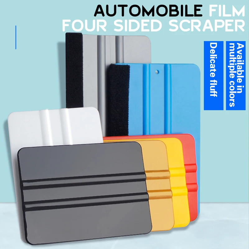 1pc Auto Styling Felt Edge Vinyl Squeegee Car Vinyl Scraper Vehicle Window Tint Film Wrapping