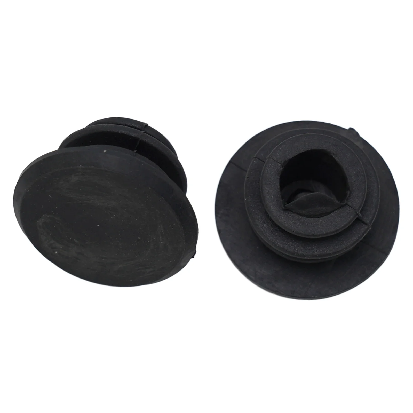 1Pair Road Bicycle Black Plastic Bike Handlebar Cap End Lock-On Plugs Bar Grips Top Covers Practical Accessories For MTB Bike