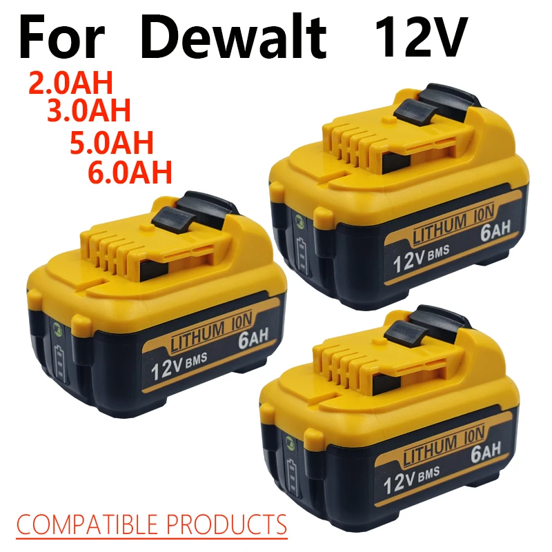 Voor DeWalt DCB127 - DCB120 oplaadbare batterijen - 3000mAh 12V Max lithium-ion vervangende batterij.+