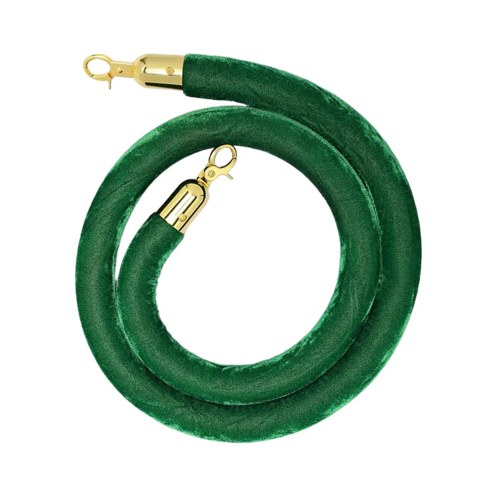 حبل حاجز للتحكم في الحشود مقاس 59 بوصة بديل متعدد الاستخدامات للمحفى المسرحية باللون الأخضر #6