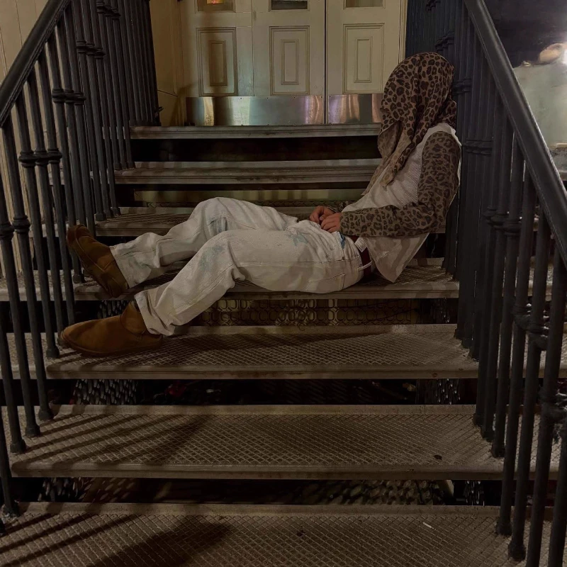 بلوفر بسيط بألوان متباينة بطبعة الفهد قميص بأكمام طويلة 2025 ربيع جديد على الطراز الأوروبي والأمريكي الفضفاض غير الرسمي #6