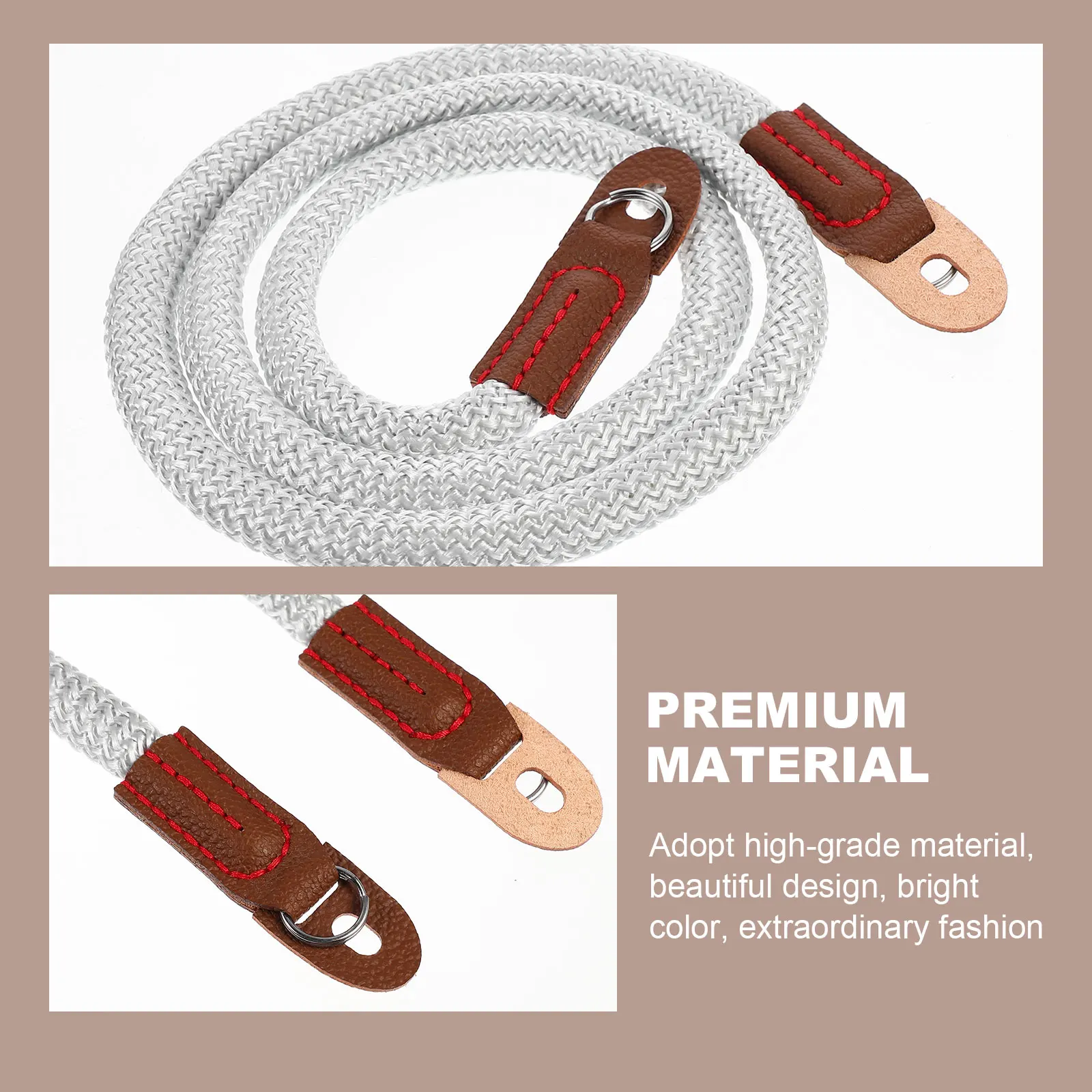 

Camera Strap Sling Belt Camping Shoulder Elastic Cotton Neck Straps Lanyard Travel