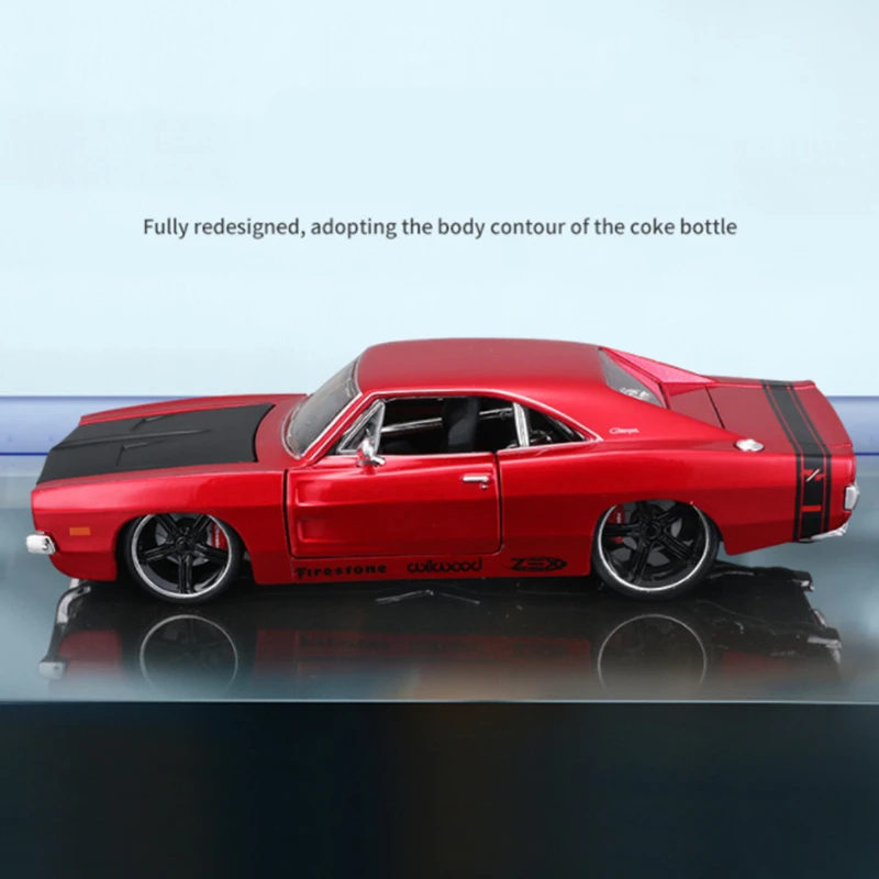 Maisto 1:24 1969 DODGE CHARGER R/T lega modello di auto sportiva pressofuso metallo auto da corsa modello di veicolo collezione di simulazione regalo per bambini