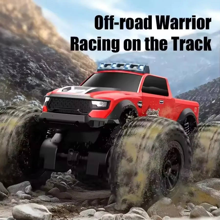 Amphibious Remote Control Car 4WD 1:14 Off-Road Climbing Monster Truck With LED Light 4-Wheeled 360 °Stunt Rotation RC Car Toys