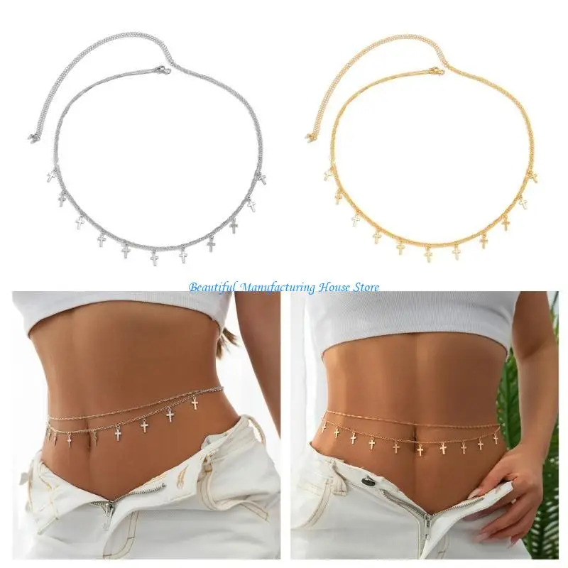 E56a corrente cintura elaborada cruza charme corpo joias corrente cinto corrente barriga para praia