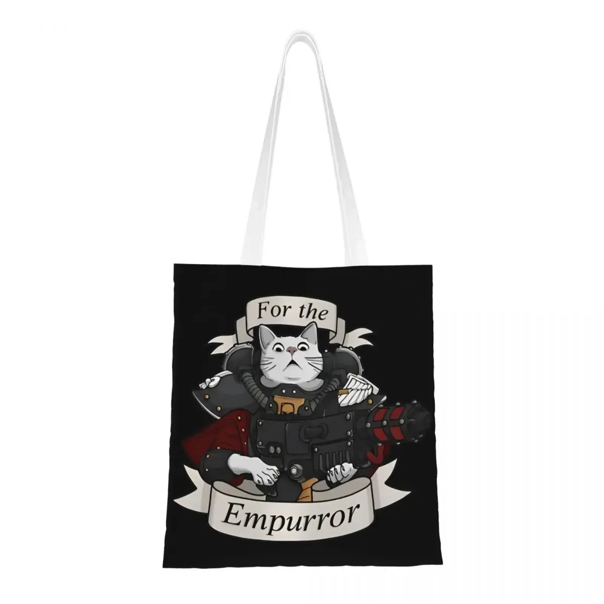 

Холщовая сумка-тоут For The Empurror Warhammered 40k, продуктовые сумки, многоразовые сумки-шоппер для женщин