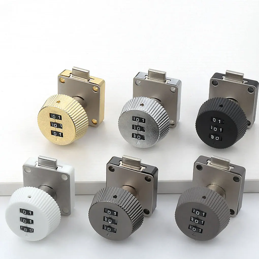 Durable And Reliable Combination Lock For Cabinets Drawer Password Lock 3 Digit Combination Cam Lock