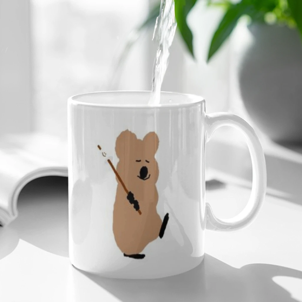 Cartoon koala d-dinotaeng 11OZ Coffee Mug Beer Mugs Tea Milk Cup For coffee Lovers Surprised Gift