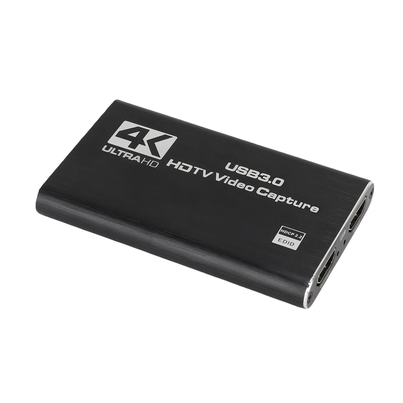 4K Video Capture Card HD Multimedia Interface to USB C 3.0 Capture Card W/ Loop Out 1080P Video Output for Online Meetings