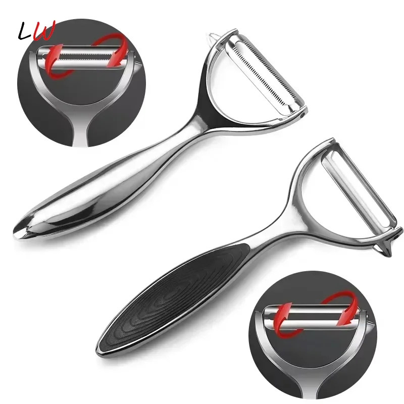 

304 Stainless Steel Potato Apple Peeler Rotatable Fruits Peeler Peeling Tool Outdoor Camping And Picnic Tools