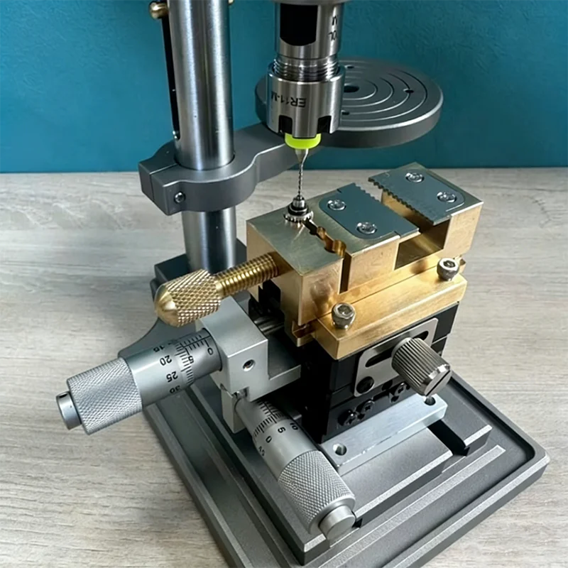 Watchmaker Tools High-Precision Bench Drill for Extracting Broken Screws From Watch Crowns Parts Drilling Machine 220V 170W