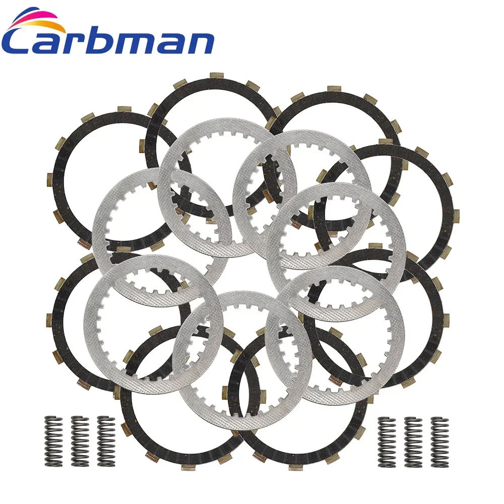 Carbman Heavy Duty Clutch Kit Disks Discs Springs Fits For Honda CRF450R CRF450 CRF 450R HD 02-08