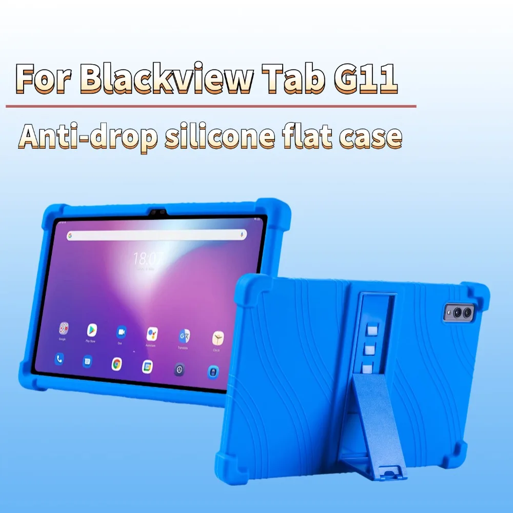 For Blackview Tab G11 (10.36inch) Protective Case with Adjustable Stand and Shock-Absorbing Soft Silicone Shell