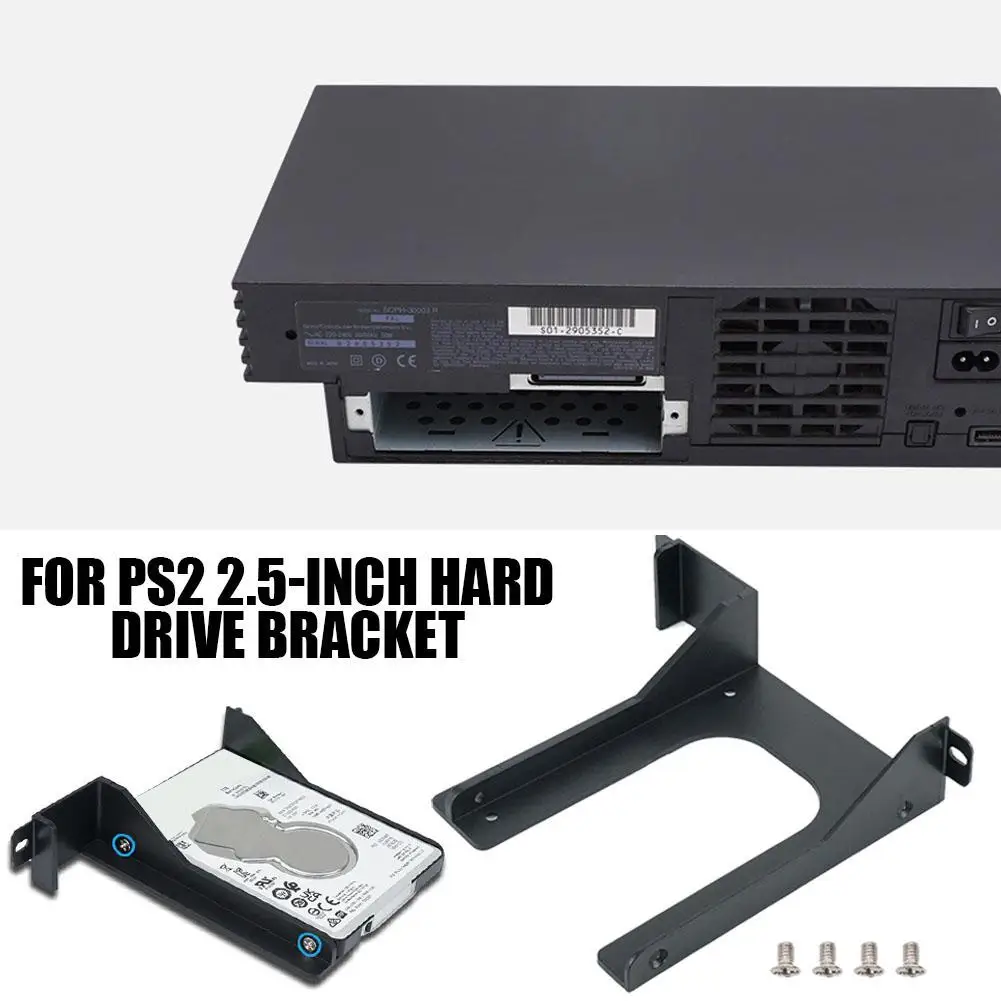 2.5inch HDD Adapter 3D Printing SSD Support Holder Game Console Easy Used Gaming Accessories for PS2 SCPH 30000/50000