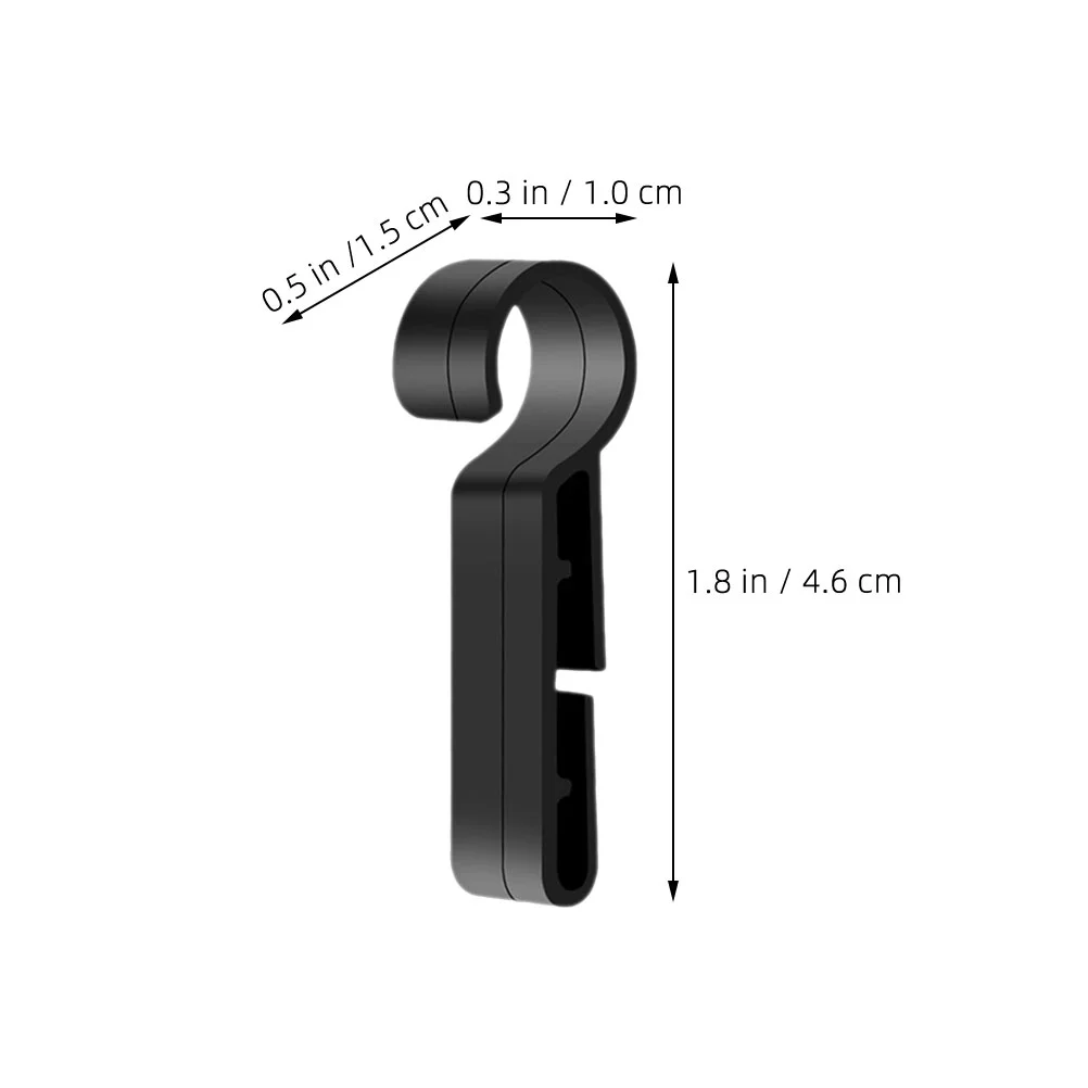 50 Stück Schutzhelm-Stirnlampen-Hartclips für rutschfeste Schnalle, Konstruktion, Schutzhelm, Arbeit, wiederaufladbar