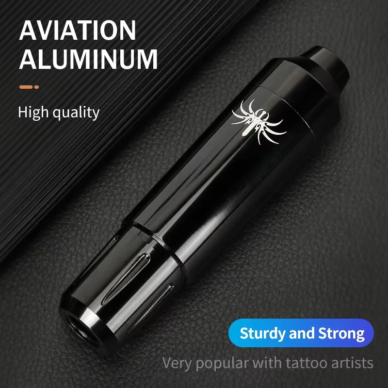 Tattoo Kit Wireless Tattoo Machine Set High Quality Rotary Tattoo Pen RCA Jack with Rocket Rechargeable Tattoo Battery 1300mAh