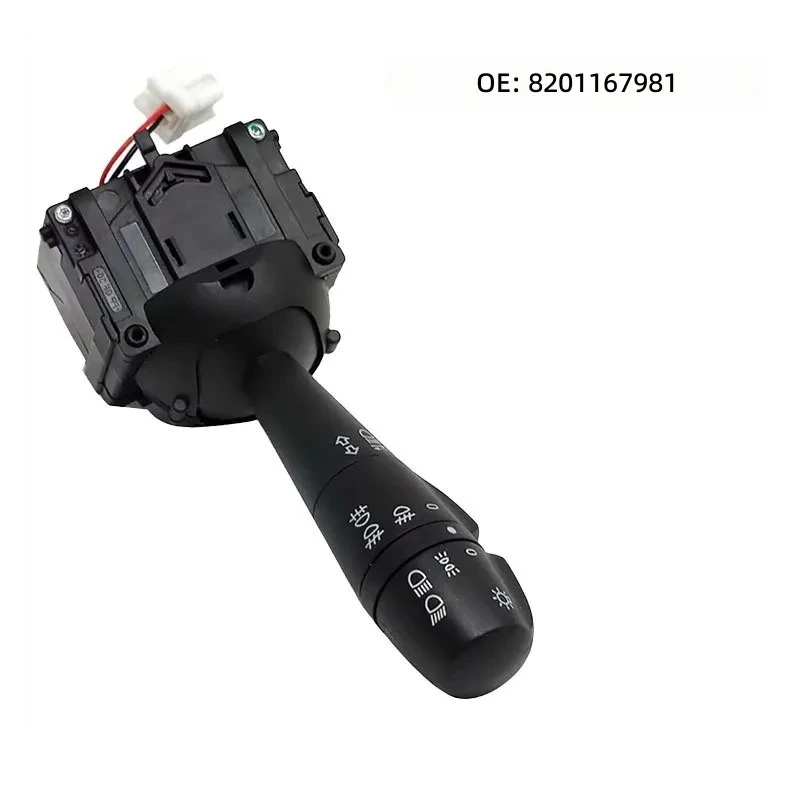 for 8201167981 Headlight Switch Steering Column Indicator Light Switch Suitable for Renault Auto Parts