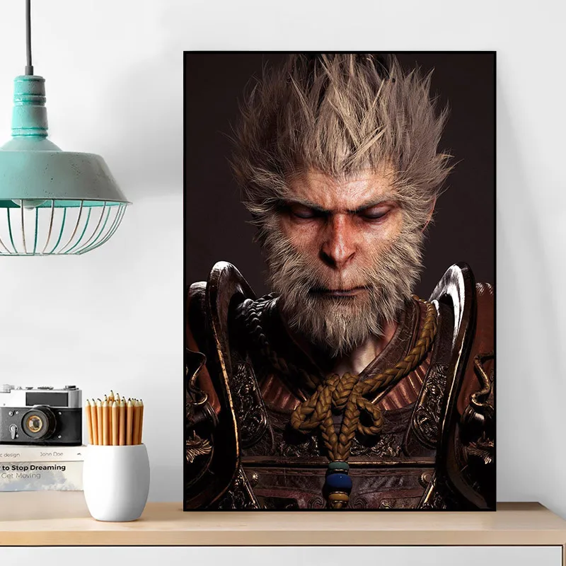 

Hei Myth Monkey King Cross Stitch Bedroom Self ow Healing High-End Feeling Wind New 2026 Cross Stitch Kit Cotton Fabric