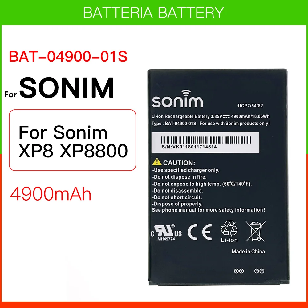 BAT-04900-01S Replacement Battery For Sonim XP8 XP8800 Router Battery Use With Sonim Products Only ! Batteria +Fast shipping