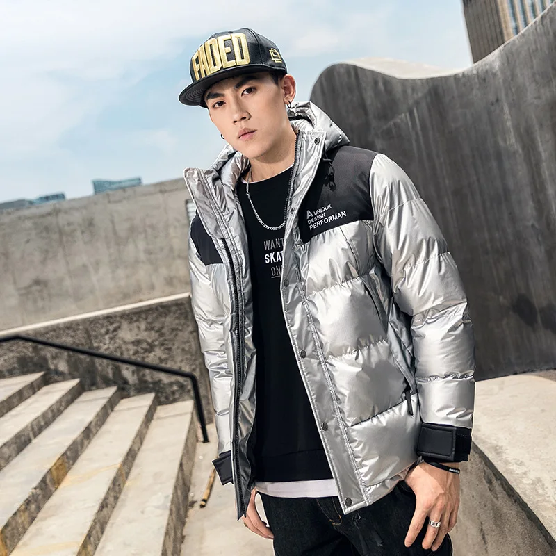 

Мужская утепленная хлопковая куртка 2026: Новинка зимы, уличный стиль, модная студенческая зимняя одежда, приталенный крой, много карманов