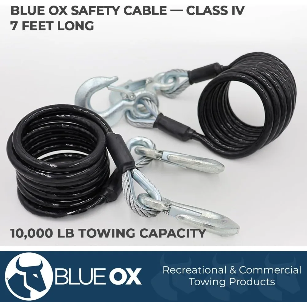 مجموعة كابلات الأمان من الفئة الرابع 10000 رطل 7 أقدام معدات استعادة السحب شديدة التحمل #2