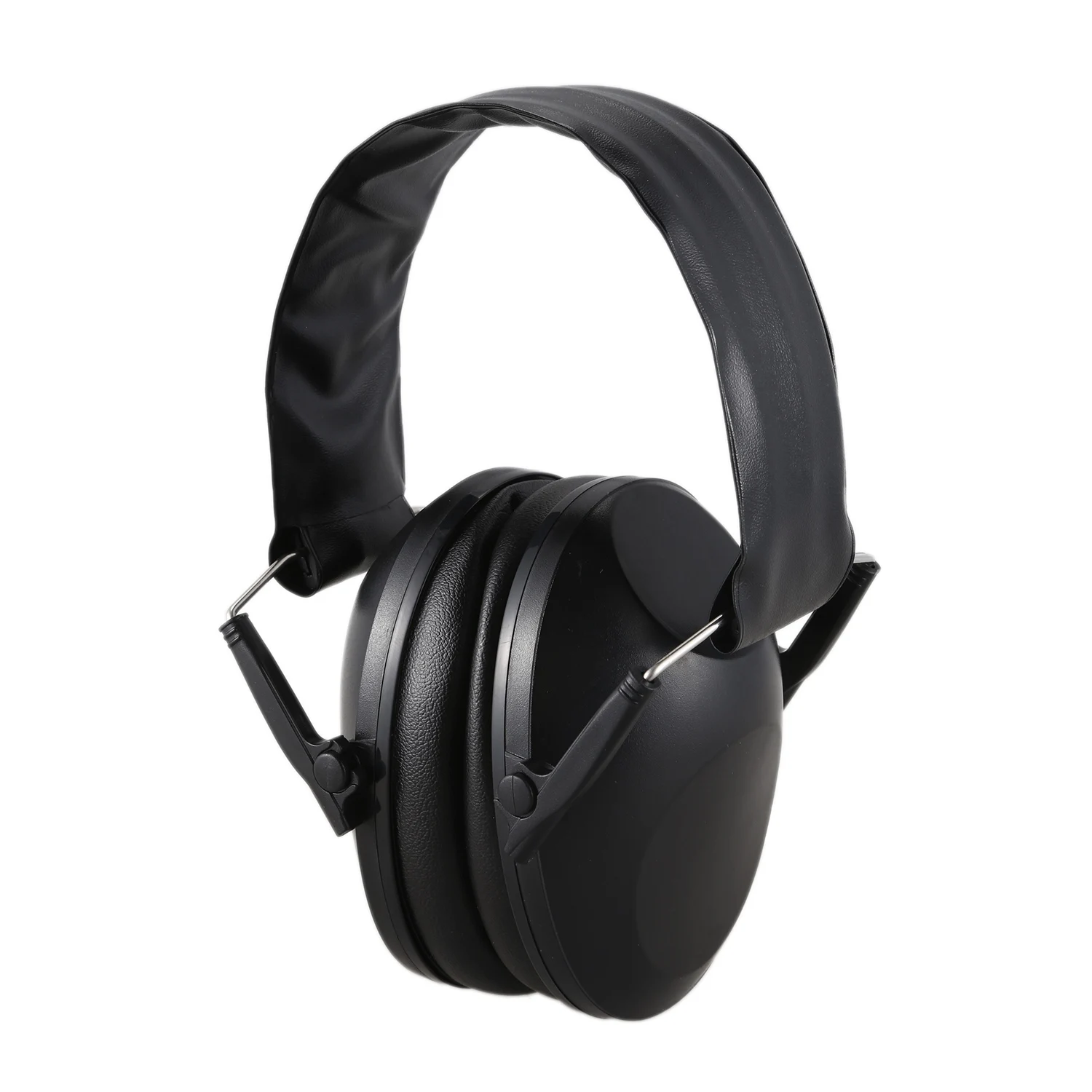 Foldable Hearing Ear Protection Hunting Sports Ear Muff Noise Cancelling Earmuff Ear Protection Ear Plugs,Black