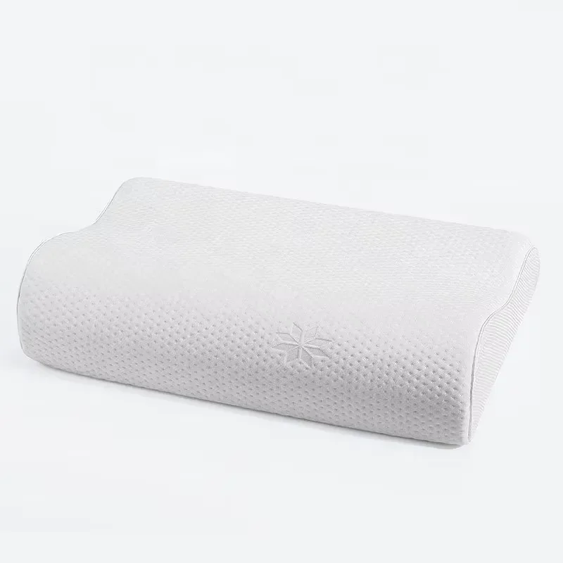 Hotel slow rebound deep sleep memory cotton zero pressure neck protector wavy pillow core single household dormitory