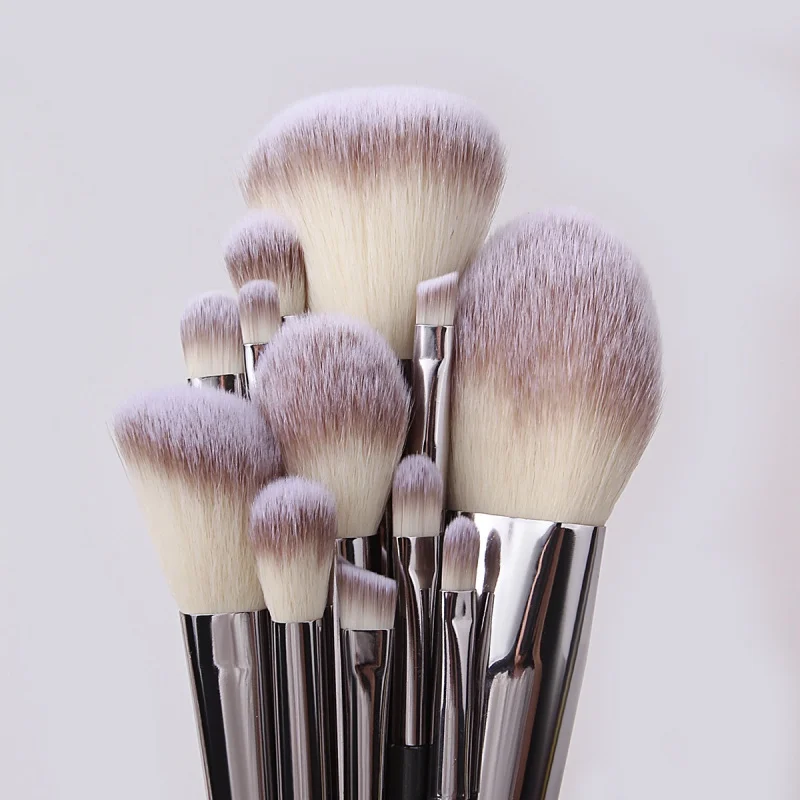 12 Pcs Soft Makeup Brushes Set for Foundation Blush Powder Eye Shadow Highlighter Blending Make Up Cosmetic Brush Beauty Tools