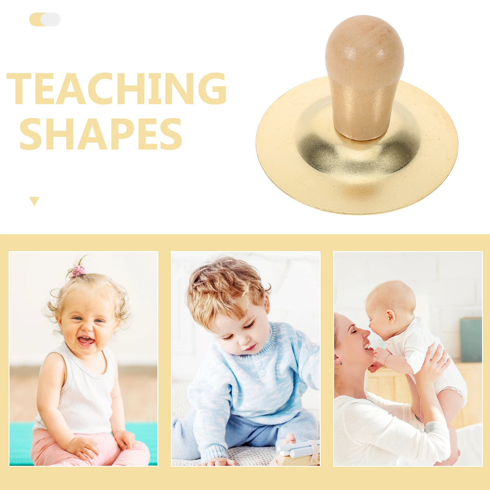 

Children's Percussion Instrument Music Aromatic Hand Cymbals Musical Finger Kids Golden for