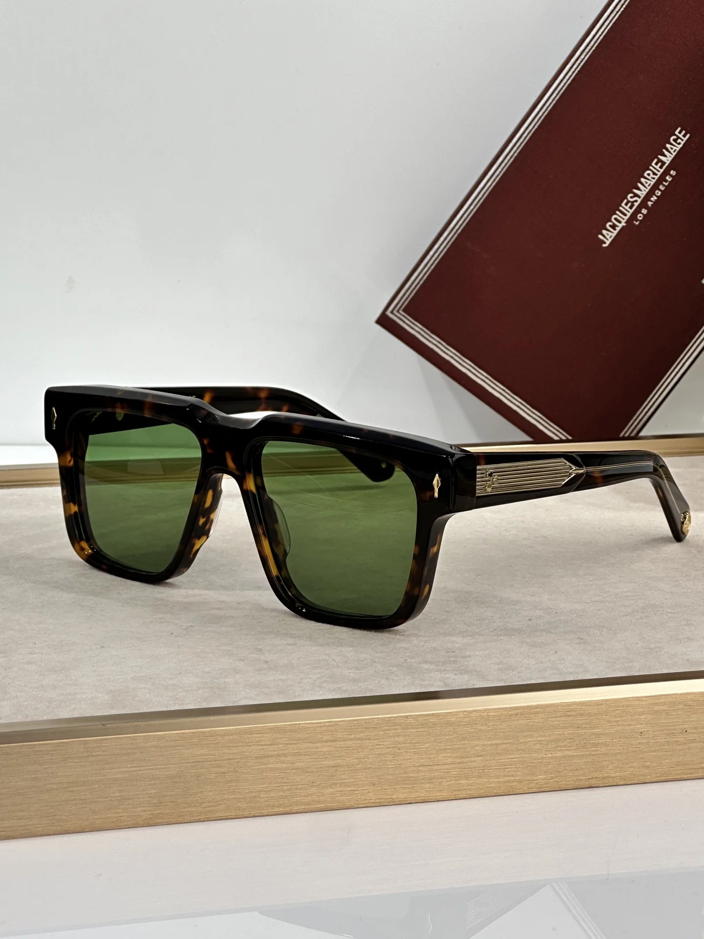 جاك ماري ماج اليابان نمط ترامونتو النظارات الشمسية اليدوية خلات أعلى جودة الرجال خمر النظارات الرجعية مع صندوق هدية