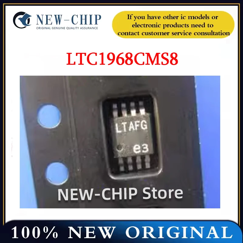 2PCS-50PCS/LOT  LTC1968CMS8  MSOP-8  RMS to DC converter  Screen printing LTAFG  New Original