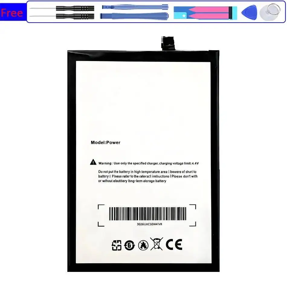

Mobile Phone Battery Reliable Power 6050Mah For Ulefone II 2