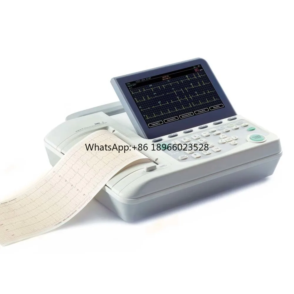 2024 Newest ECG Electrocardiograph Cheap Price Portable ECG Machine 6 Channel ECG Machine