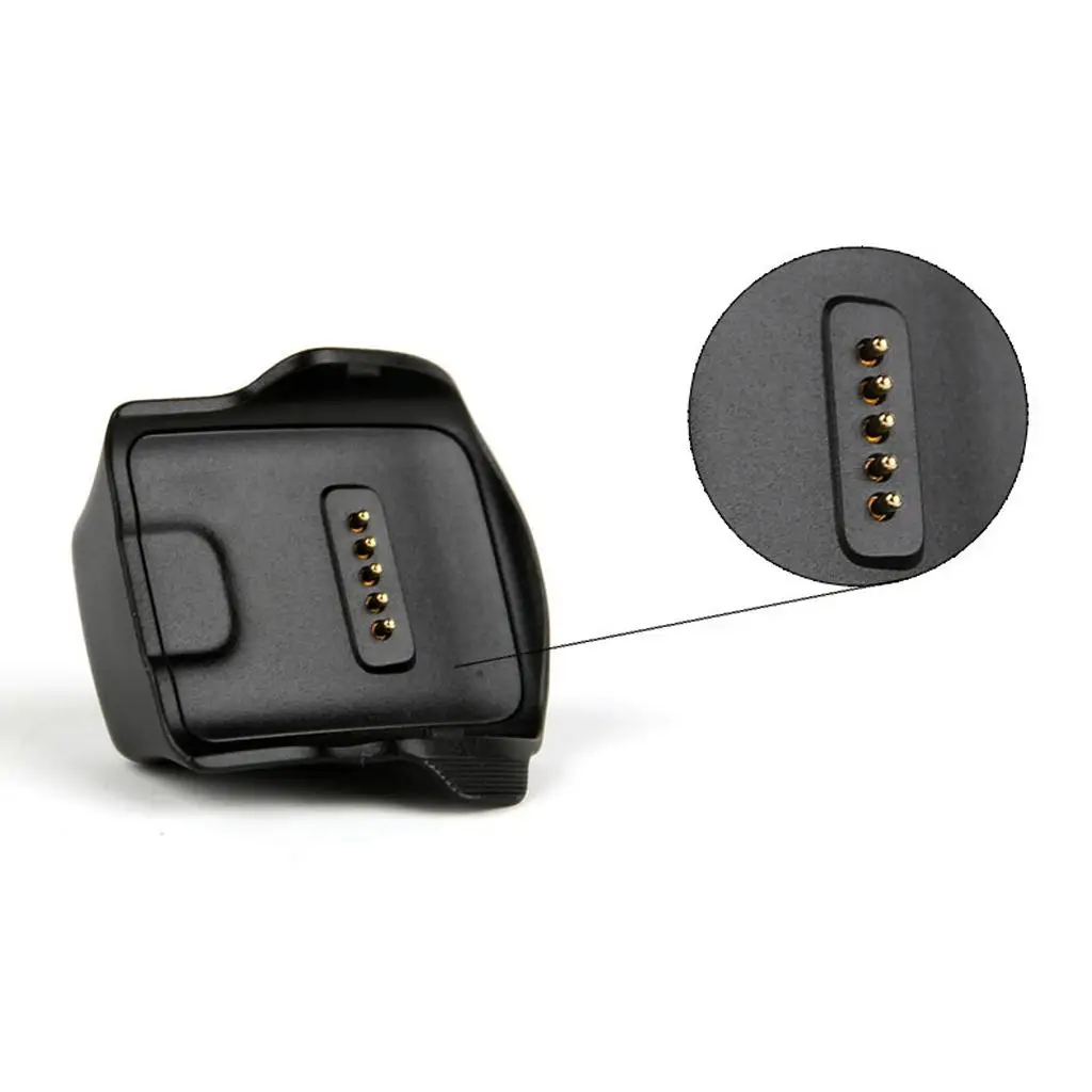 Smartwatch Magnetic Charger Dock USB Charging Cradle Station for Gear Fit R350 Lightweight Plastic Portable