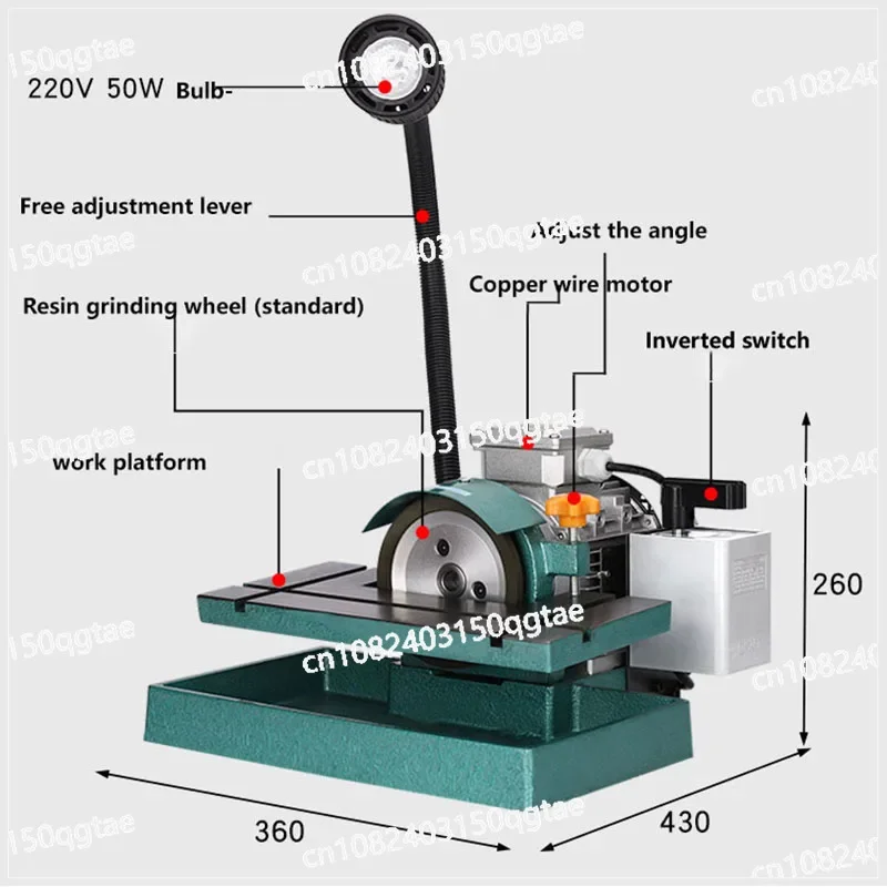 Universal Knife Sharpener Turning Tool Boring Tool CNC Knife Welding Turning Tool Grinder Alloy Wheel Grinding Oil Turbine