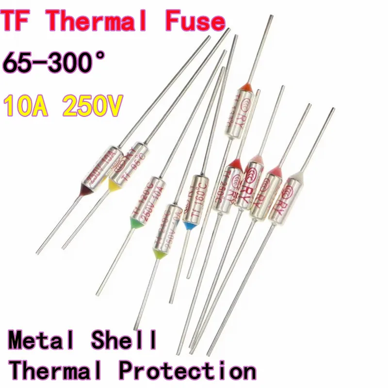 50-100pcs-fusivel-termico-tf-de-temperatura-ry-10a-250v-ry-142-172-185-240-℃-110-120-130-152-165-172-185-192-200-216-240-280-°-c-degree