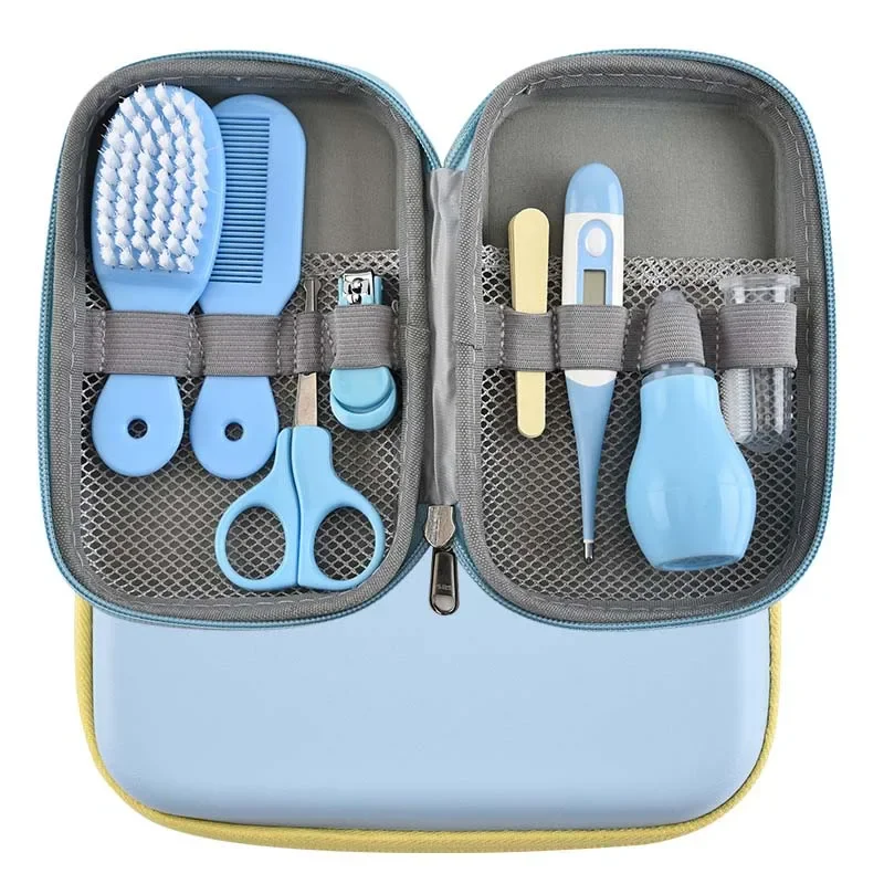 Baby Health Care Kit Newborn Kid Care Baby hygiene Kit Grooming Set Thermometer Clipper Scissor Kid Toiletries for Newborns Baby