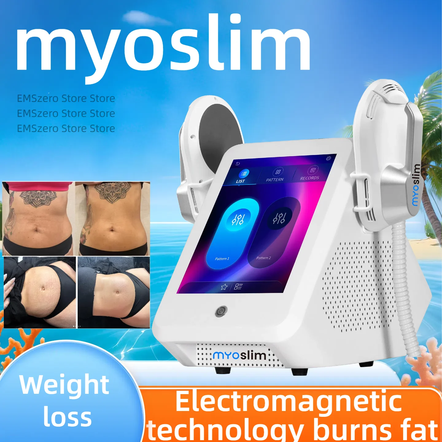 

Professional 6500w RF Machine 2025 EMS Body Slim Muscle Stimulation EMSzero PRO Ultra Sculpt Lose Weight