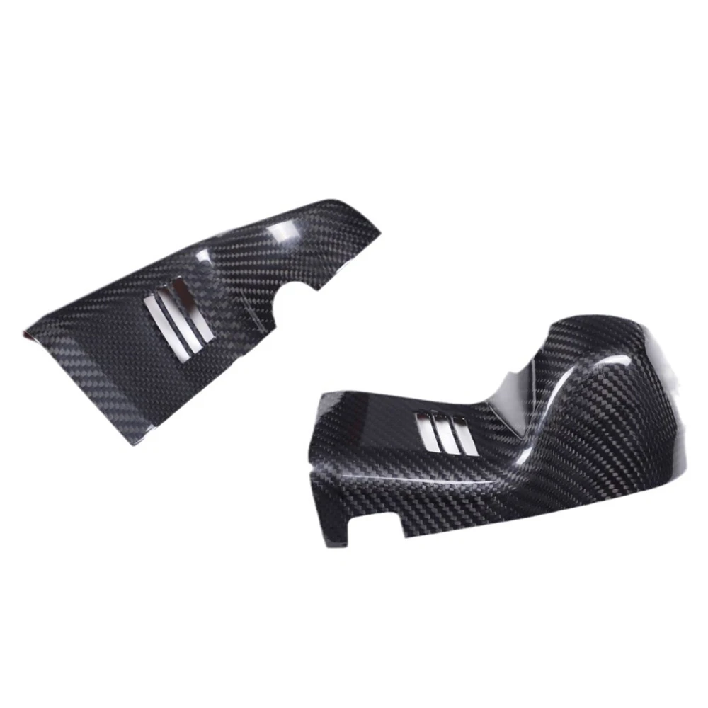 Real Dry Carbon Fiber Interior Inner Rearview Mirror Frame Cover Trim Decoration Racing Parts For Toyota Supra A90 A91 2019-22