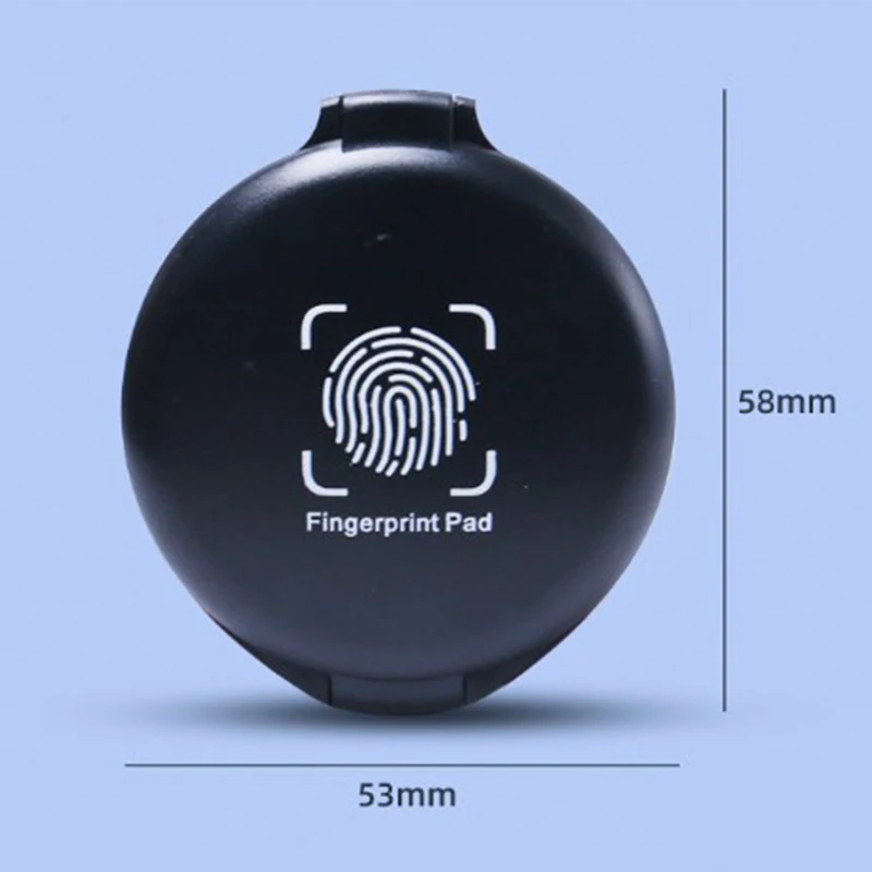 Fingerprint Ink Pad Thumbprint Ink Pad For Notary Fingerprint Id Security Identification Cards Supplies Fingerprint Kit