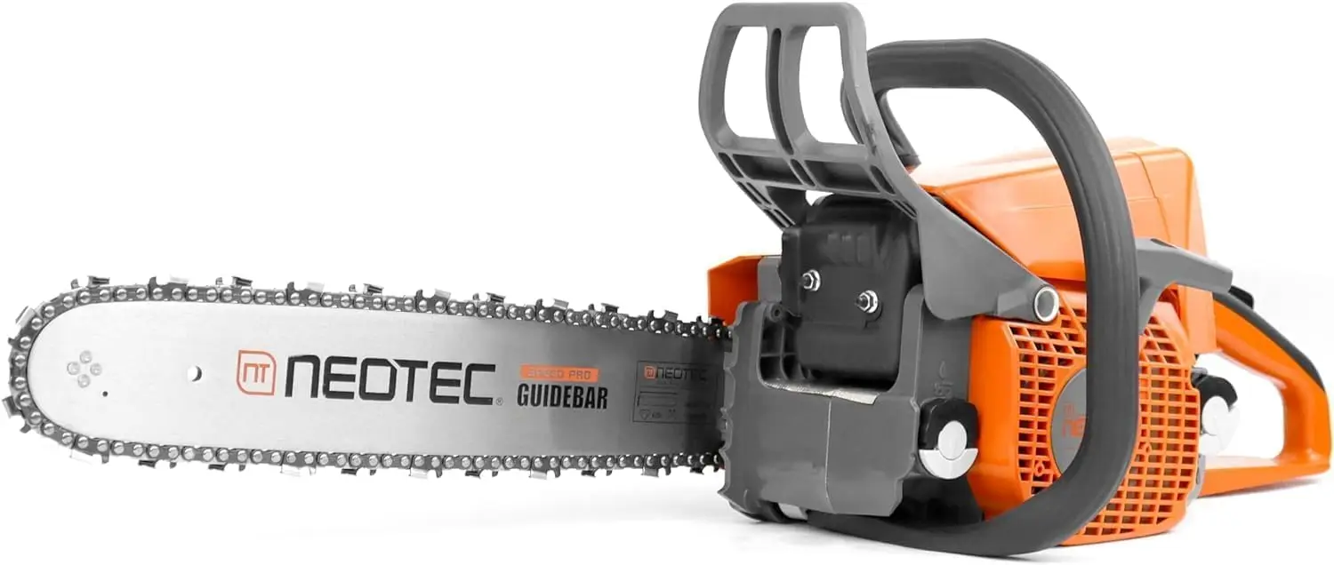 

Neotec 45.4Cc Gas Chainsaw, Ns846 Powerhead With 16 Inch Guide Bar And Chain, Power Chain Saw 3.0 Hp 2,24Kw, All Parts