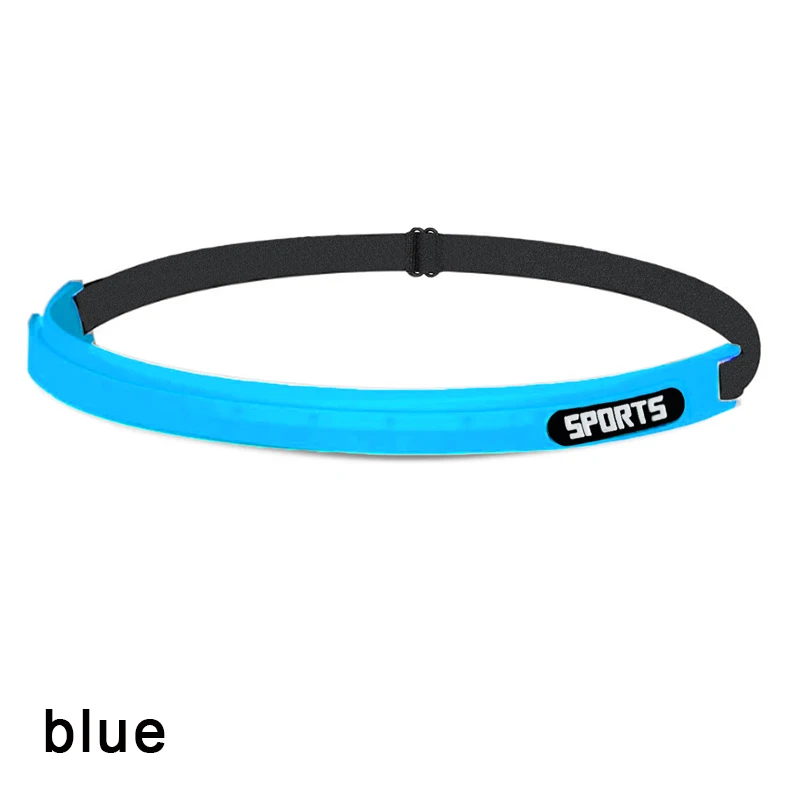 High elastic silicone Sweatband, Performance headbands, Channels Sweat Away From Eyes, Universal Fit With Elastic Strap hairband