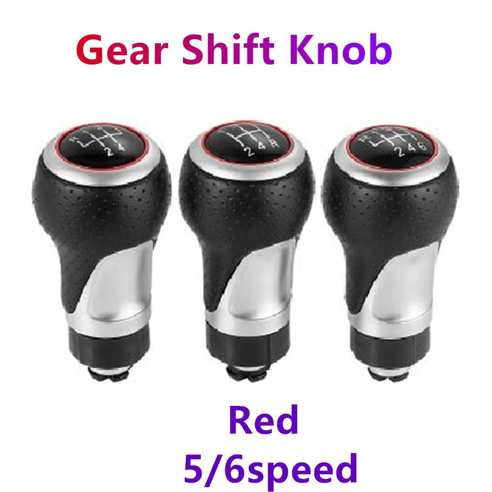 5/6 Speeds New Gear Shift Knob For Audi Skoda Seat A3 A4 B6 B7 b8 A6 S4 B8 8K A5 8T Q5 8R Volkswagen passat golf 12mm Auto Parts