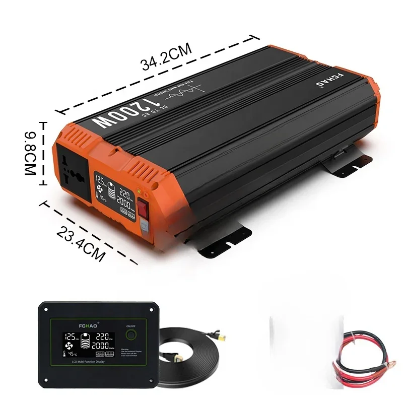 1200W Manufacturer direct sales Car Inverter Essential   for Camping DC to AC 12V 24V 48V  220V 230V