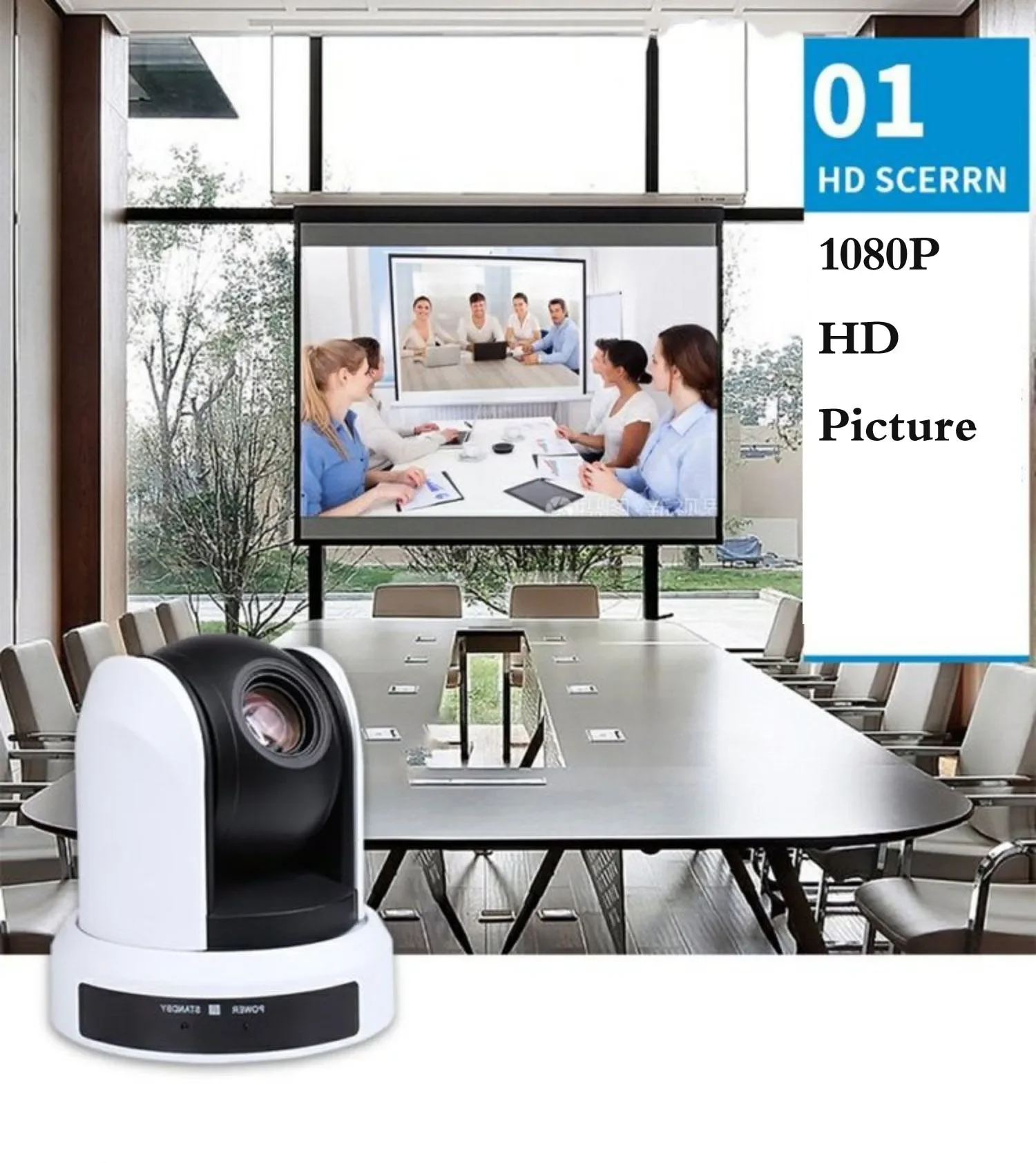 HD PTZ computer video conference camera ptz camera with lens wide angle video conference room live streaming web cam